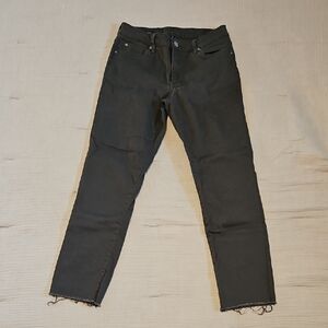 Kut from the Kloth Katy Olive Green Ankle Straight Leg